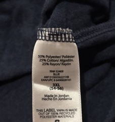 Athletic Works Short Sleeve Crew Neck Shirt size 3XL 54-56 Blue/DriWorks B