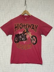 Highway Bandit Motorcycle Single Stitch T-Shirt Size Medium Vintage See Desc