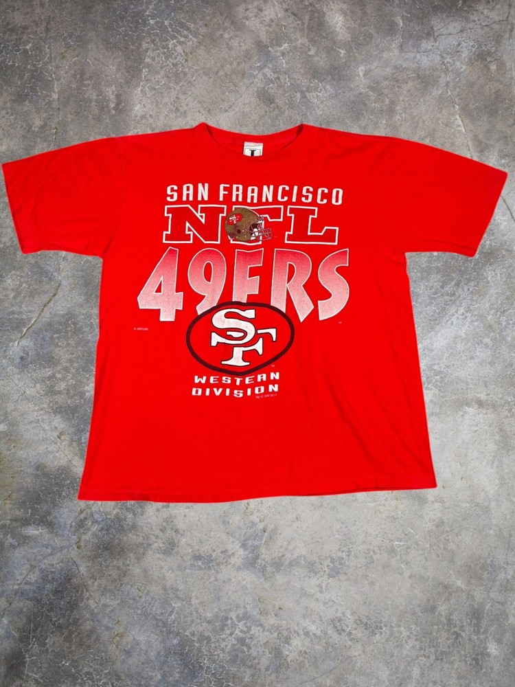 90s Jostens San Francisco 49ers NFL Shirt Red M Vintage Tee Retro Sports