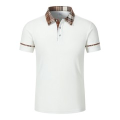 Men’s premium summer polo shirt, quick drying, breathable, casual, business fash