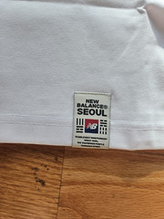*SHIP NOW* New New Balance UNI Seoul Global Exclusive White T-Shirt Tee Korea