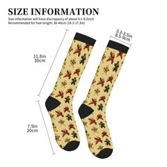 Avocado Compression Socks Women Men 15-20mmHg Knee High Running Support Nurse