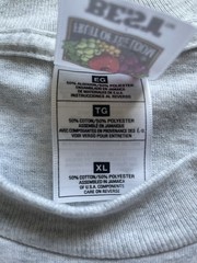 Vtg 90s Wolf T-Shirt Mens XL Nature Wildlife CA Fruit of the Loom Single Stitch