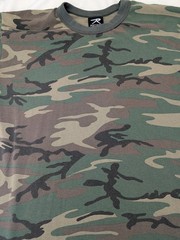 Vintage Rothco Camo T Shirt Adult Large Camouflage Hunting