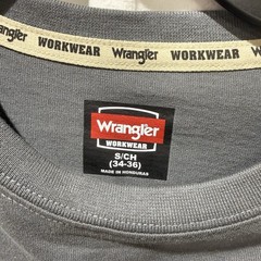 NEW Wrangler Workwear Long Sleeve Pullover Pocket Tshirt Gray Men’s Size Small