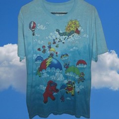 Year 2000 Liquid Blue Grateful Dead Parachute AOP Tee