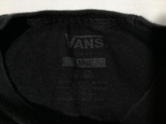 Vans Shirt Mens Large Black Vansiversary March 16 1966 Graphic Logo Skate Tee