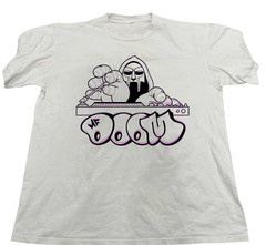 MF Doom Logo White Cotton T-Shirt Full size S-5XL HL901