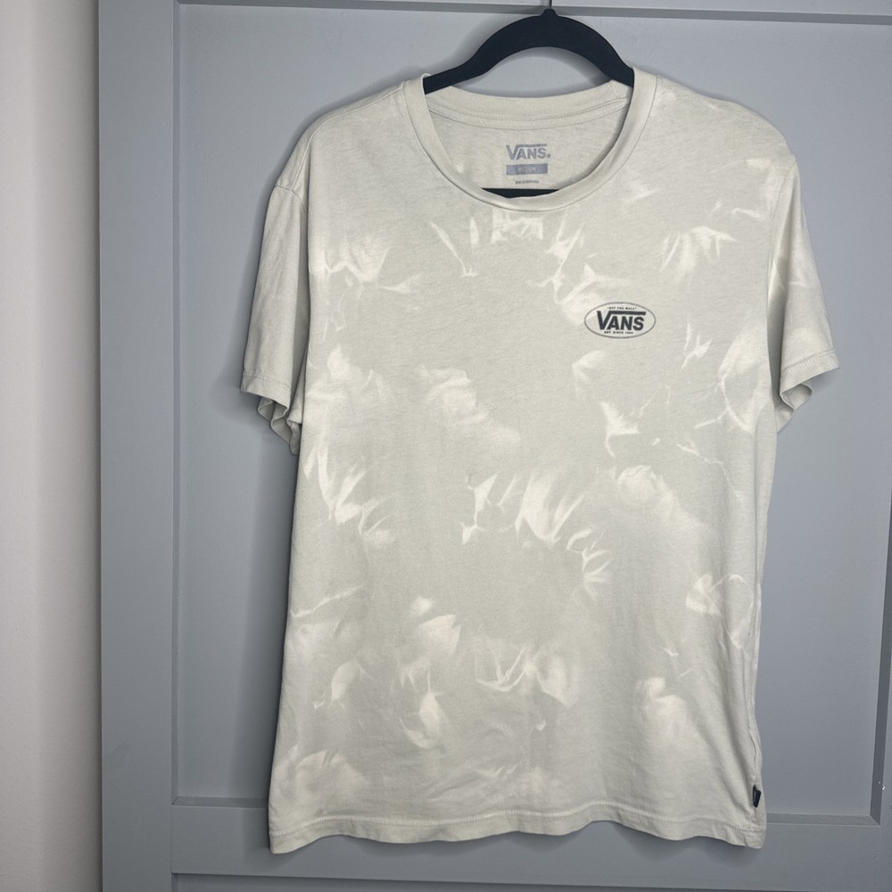 VANS Reflectionz Unisex T-shirt Celadon Green/Water Wash Size M 100% Cotton