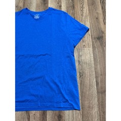 APT.9 Premier Flex Men’s T-Shirt XL Royal Blue Solid V-Neck Lounge Tee Excellent