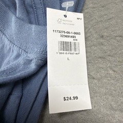 Gap Shirt Mens Large Blue Everyday Soft Original Pocket Crew Tee $25 MSRP NWT L