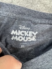 Disney Mickey Mouse Mens T-Shirt Size XL Blue Gray Top Graphic Print Tee