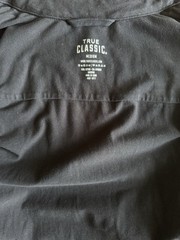 True Classic Men’s, Knit Long Sleeve, Slightly Relaxed Fit Collard Shirt Stretch