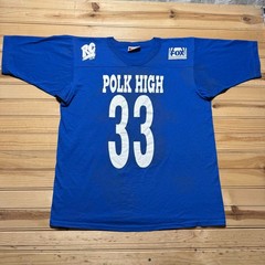 Vintage 90s Al Bundy #33 Polk High School TV Sitcom Football Jersey Shirt Large