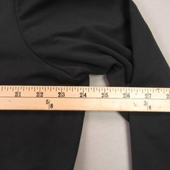 REI Shirt Mens XL Long Sleeve High Neck Outdoors Midweight Black Stretch