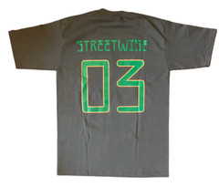 STREETWISE La Copa Mexico T-shirt Streetwear Adult Men’s Charcoal Grey Tee