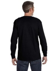 Gildan Cotton Long Sleeve T Shirt Mens Blank Casual Plain Tee Sport 5400