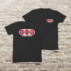 ENDERLE FUEL INJECTION AUTO RACING DRAG RACE HOT RAT ROD BLACK T-SHIRT Reprint