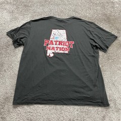 Perfect Tri District HHS Patriot Nation T-Shirt Mens 2XL Gray Graphic Crew Neck