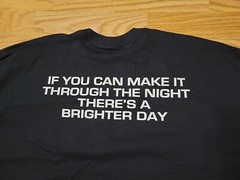 Tupac Spell Out Long Sleeve T-Shirt Sixe 3XL Black If You Can Make It Through