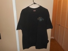 Harley Davidson Beefy RK Stratman 100% Cotton (Shoreline HD) Black T-Shirt XL