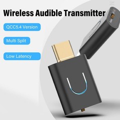 Type C Audible Transmitter Wireless For Music Sharing Friends Easy To Use