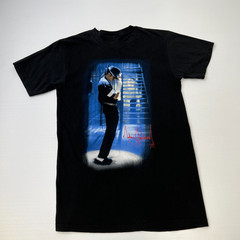 Michael Jackson Shirt Women Extra Small Spell Out Graphic Top Work Party Core Go