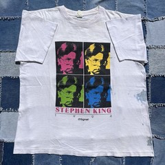 Vintage Stephen King 1994 Nightmares & Dreamscapes Horror Warhol T Shirt XL 90s