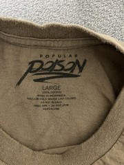Popular Poison Men’s Brown Cars Graphic Print Short Sleeve Crew Neck T-Shirt L