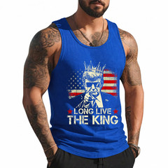 Vintage Trump Long Live The King American Patriotic Retro Tank Top