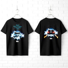 Back to The Future Driving Through Men’s T Shirt