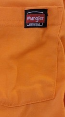 Wrangler Workwear Orange Pocket Crewneck Short Sleeve Work Tee Men’s 2XL