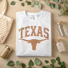 Texas Longhorn T-Shirt – Vintage Distressed Western Cowboy Tee A204
