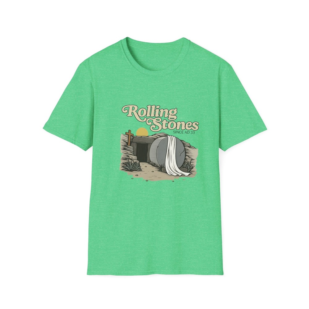 Rolling Stones Shirt Jesus Bible Heaven Religion Religious