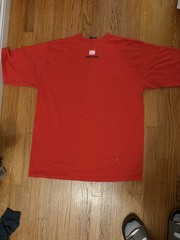 Ecko Unltd. Spider-Man Black Rhino Exhibit Red Cotton Crewneck Tee Men’s L