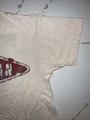 Vintage Bob Dylan Shirt Mens Large White 80s 1989 Band Tee Lyrics Rare Rock USA