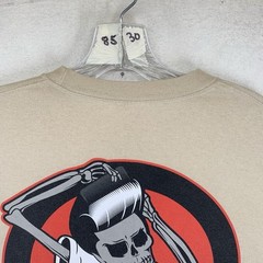 Suavecito Pomade Mens Size Large T Shirt Logo Graphic Tee Thick Knit Double Side