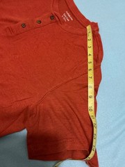 Croft and Barrow Easy Care Button Up Tee Short Sleeve T-Shirt. Size L