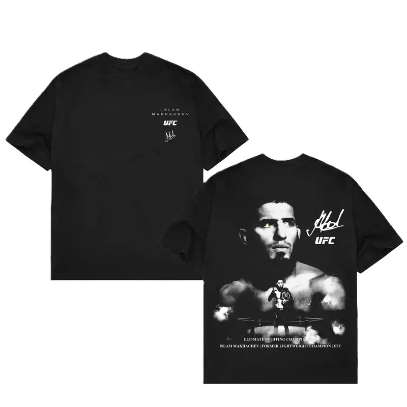Islam Makhachev UFC 322 T-shirt, UFC MMA Fan Graphic Tees, Gym T-Shirt