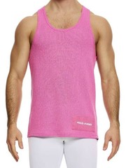 Modus Vivendi Plain Knit Vest, Sleeveless, Long Length, Racerback, Many Colours
