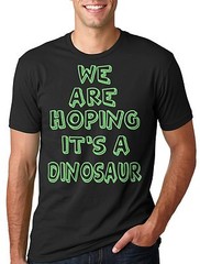 Dad Maternity T-Shirt We Are Hoping It’s A Dinosaur Tee Shirt