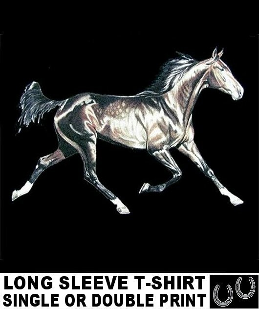 BEAUTIFUL THOROUGHBRED TROTTER STANDARD BRED ? SHOW HORSE T-SHIRT WS325