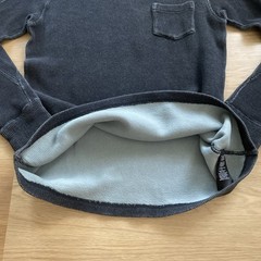 Double RL RRL Ralph Lauren Waffle Knit Long Sleeve Shirt Tee Size Med Dark Gray