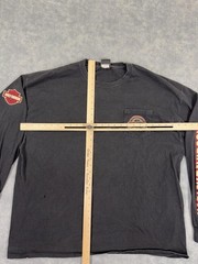 Harley-Davidson Shirt Mens 3XL Black Long Sleeve Skull Pirate Graphic Back Print