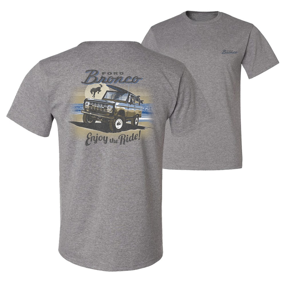 Classic Vintage Ford Bronco Enjoy the Ride Cars and Trucks Men Graphic Tshirt