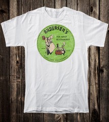 Retro Travel Tee T Shirt Vtg Tourist California State Pea Soup Andersens