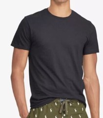 3 POLO RALPH LAUREN MENS COTTON BLACK CREW T-SHIRTS UNDERSHIRTS S M L XL XXL NWT