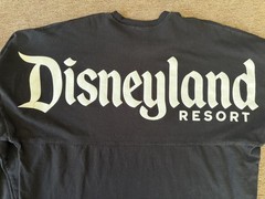 Disney Parks Spirit Jersey Disneyland Resort Black Long Sleeve Shirt unisex sm