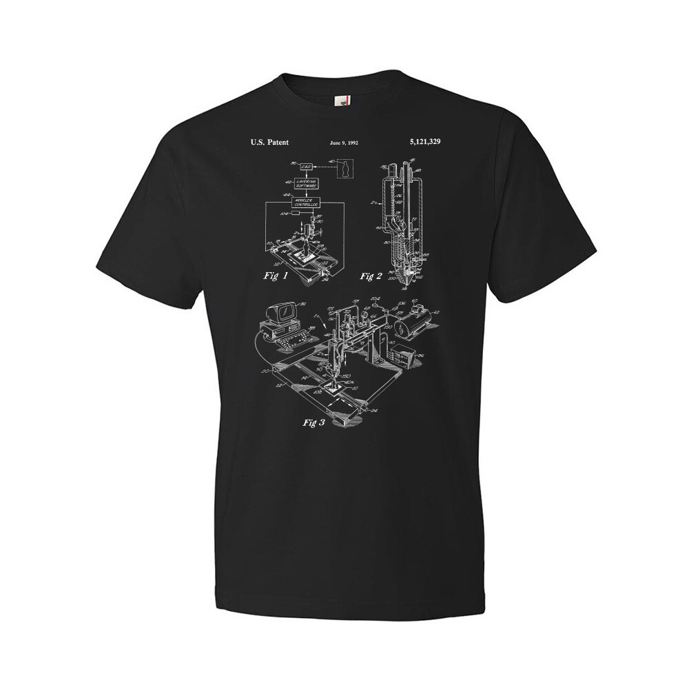 3D Printer Shirt CAD Designer Engineer Gift Engineering Student Studio Apparel