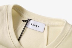 RHUDE Spring/Summer Sailing Club slogan logo short sleeved T-shirt white